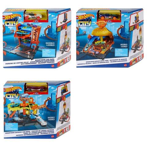 Hot Wheels - Hw City Themed Pack Playset Asrt