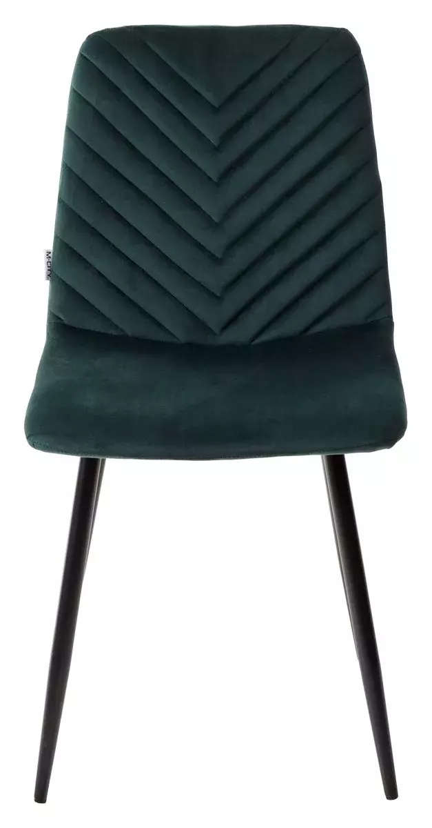 Стул DUKE BLUVEL-78 GREEN, велюр / черный каркас М-City