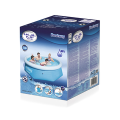 Семейный надувной бассейн Fast Set 244 х 66 см, Bestway 57265