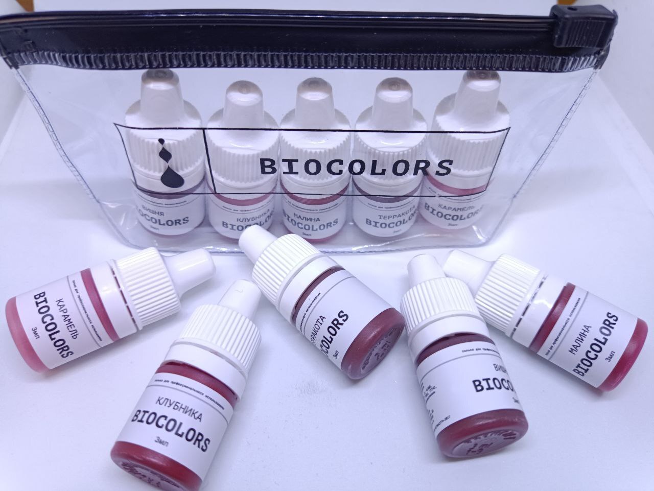 Набор губной палитры N2 Biocolos 5цветов по 3мл