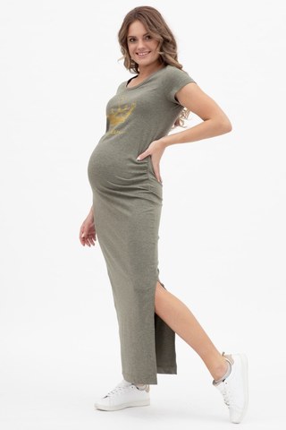 Платье для беременных 10427 хаки