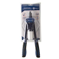 Заклепочник двуручный КОБАЛЬТ 320 мм, усиленный, заклепки 3,2-4,0-4,8 , контейнер, блистер (910-652)