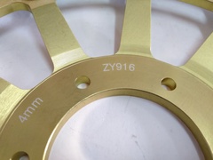 Диск тормозной передний золотой на Honda CBR F  VFR F ,CBR RR  ,VTR F .