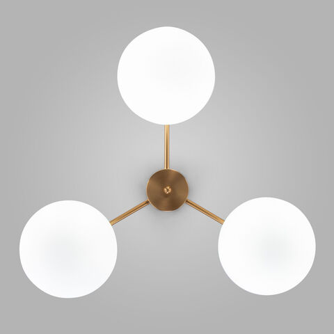 Потолочная люстра Eurosvet Like 30190/3 латунь