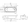 Am.Pm W94A-160-070W-A X-Joy Ванна акриловая 160х70
