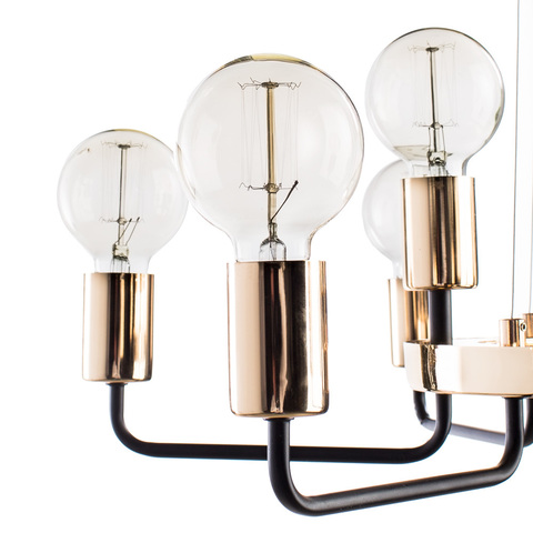 Люстра Arte Lamp Gelo A6001LM-9BK
