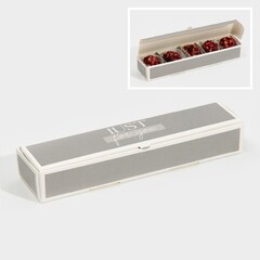 Коробка для конфет «Для тебя!», 5 ячеек  5 × 21 × 3.3 см