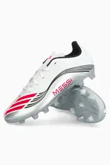 Бутсы adidas F50 Club Messi FG/MG Junior - серебряный