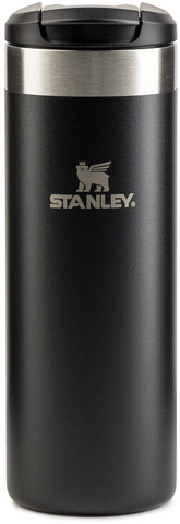 Картинка термостакан Stanley AeroLight Transit Mug 0.47L Black - 2