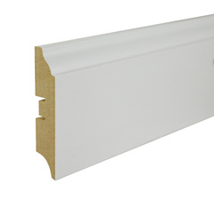 Плинтус МДФ Smartprofile Paint 82 белый под покраску 16x82х2400 мм