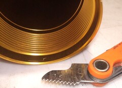 Внешний стакан пера вилки для Yamaha MT01 2009-2014 г.в. золотой