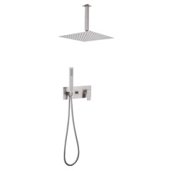 Abber AF8221SP Душевая система Abber Daheim AF8221SP скрытого монтажа без излива, сатин фото