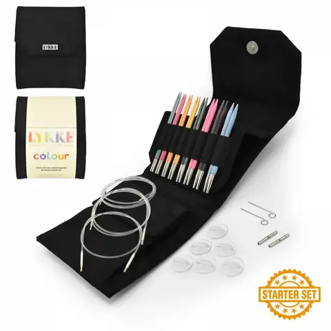 Lykke Набор съемных спиц Starter 12 см 8 пар Colour Black