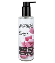 Лубрикант на водной основе Art-Style, аромат бабл-гам, 250 мл
