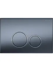 Aquatek PNS-0000014 PNS-0000014 (005C-1Q) Панель смыва Оружейная сталь матовая для INSP-0000001 Pneumo S (клавиши квадрат) фото