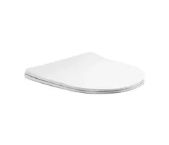Aquatek AQ0004-MW AQ0004-MW ЕВРОПА тонкое сиденье с механизмом плавного закрывания, белое матовое, подходит к унитазу AQ1900/AQ1904 фото