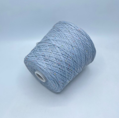 Luxury Selection by Ri.Go (пр.Италия), art-Madras tweed, 300м/100гр. 98%Хлопок, 2%Вискоза , цвет-Серо-голубой,твидовый(6222), арт-34994