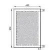 Aquanet 196631 Зеркало Алассио 4595 с LED подсветкой, 450х950x32 мм, инфракрасный выключатель (196631)