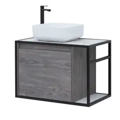 Aquanet 261654 Тумба Nova Lite LOFT 75 L цв. дуб рошелье (261654) фото