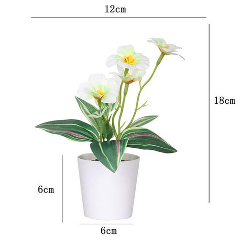 Искусственное комнатное растение в горшке Arvika, размеры: 12*18 см., полипропилен