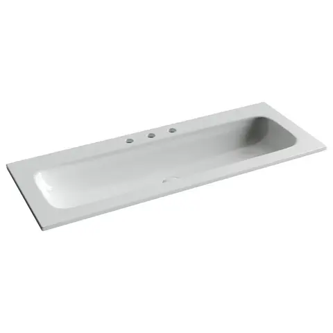 Ceramica Nova CN7024 CN7024 Раковина накладная Element с тремя отверстиями под смеситель 1210*457*137мм