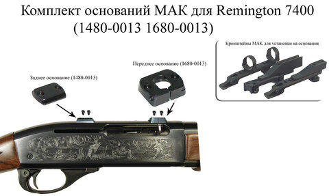 Основание МАК для Remington 7400(1480-0013 1680-0013)