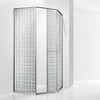RGW 33328299-241R Душевой уголок 90*90*200 RGW SV-82 "R" Трапеция/Хром/Черная вуаль/8 триплекс