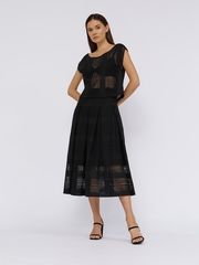 Юбка кружевная GRACE черного цвета