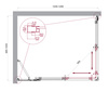 BelBagno LUCE-AH-21-125/100-C-Cr LUCE-AH-21-125/100-C-Cr Душевой уголок