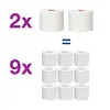 Tork туалетная бумага Mid-size в миди-рулонах белый 127540