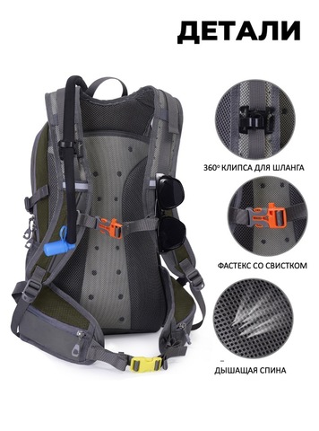 Картинка рюкзак велосипедный Nevo Rhino 9115-NW Army - 3