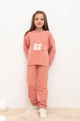 брюки  для девочки  КР 400458/персиковая карамель к429