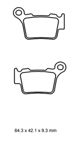 Колодки  G-brake   GM-07065S