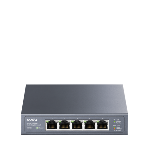 Cudy - Неуправляемый коммутатор с 5 портами 2,5 Гбит/с HS105