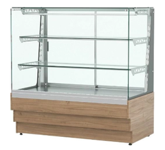 Витрина кондитерская холодильная REFETTORIO Crystal RKC20A-MV, 2 полки