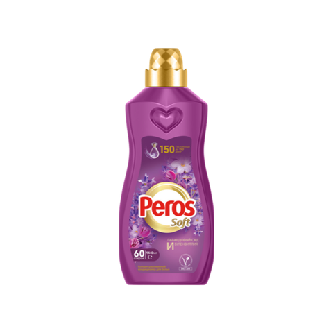 Концентрированный кондиционер для белья PEROS Лаванда и Бегонвиль фиолетовый 1440мл