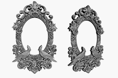 Силиконовый молд Рамка № 1077