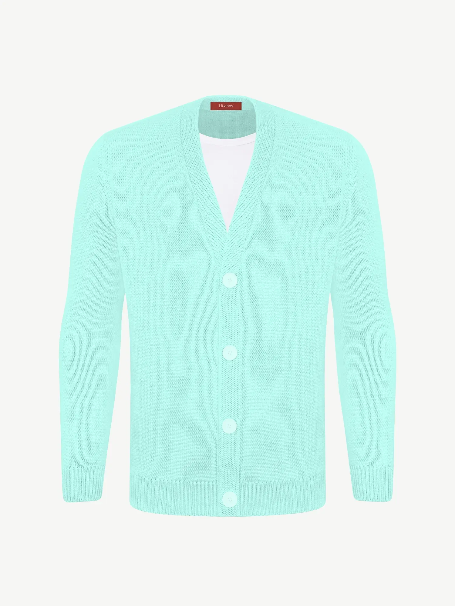 Кардиган с пуговицами из шелка