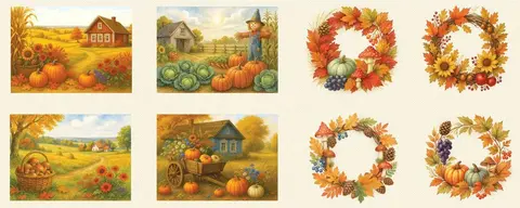 Панель JulidoQuilt Тыквенная ферма