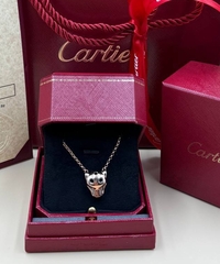 Колье цепочка с подвеской голова ПАНТЕРЫ коллекция PANTHERE VGOLD