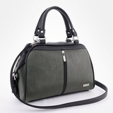 Сумка Саломея 257 македония оливковый + черный