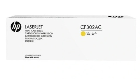 Лазерный картридж HP CF302AC желтый