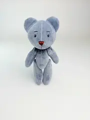 Мишка маленький Серый бархат