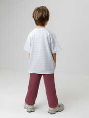 брюки  для мальчика  КР 400837/коричневый 1614 к632