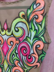 Купальник для художественной гимнастики без страз рост 122-128 см НОВЫЙ