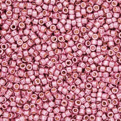 Японский бисер TOHO Treasure (№PF553), непрозрачный глянцевый с металлическим блеском