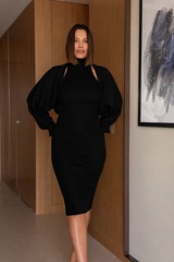 Болеро из нейлона в черном цвете