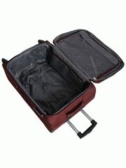 Чемодан Redmond тканевый облегченный большой XL Коричневый NF05L28 77х46х30(+3) см с расширением2