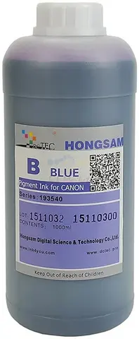 Чернила DCTec iPF6400/iPF8400 Blue (B) 1000мл пигмент (серия 193640)