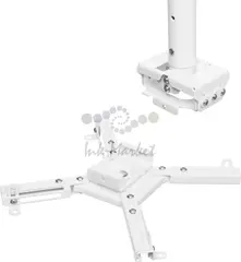 Кронштейн для проектора Cactus CS-PROF031L-WT белый макс.35кг потолочный поворот и наклон — фото 4